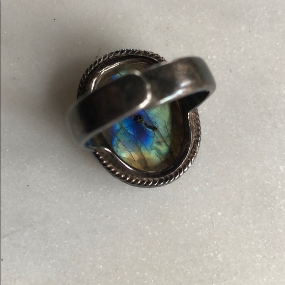 Baroni | Labradorite .925 Silver Ring | O/S - Picture 8 of 17